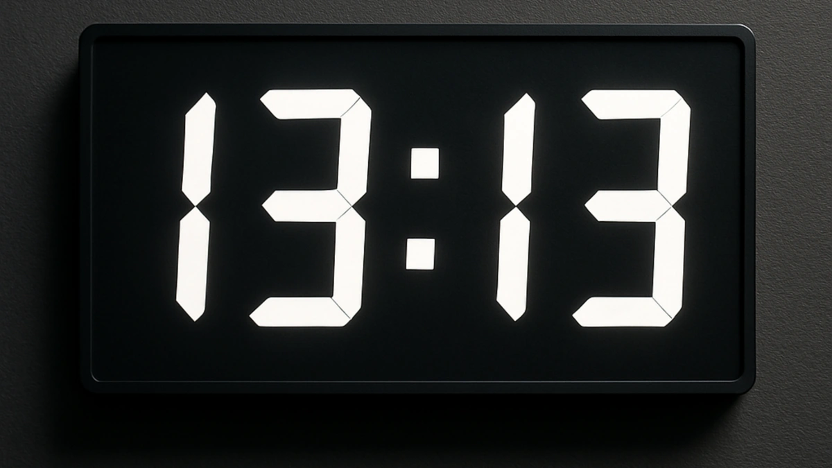 Horas iguais 1313, seu significado espiritual revelado